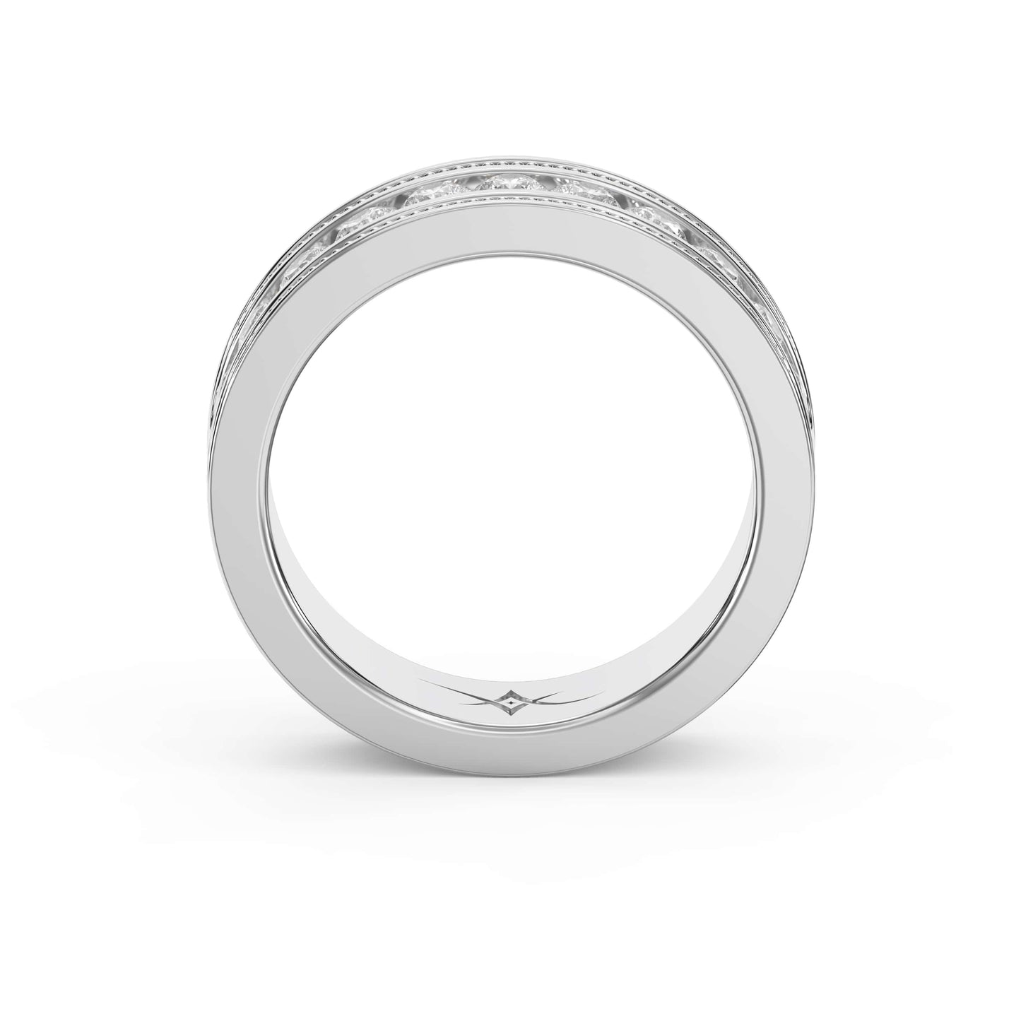 Men’s Half Eternity Handmade Diamond Band ( 1.00-1.10 ct. )