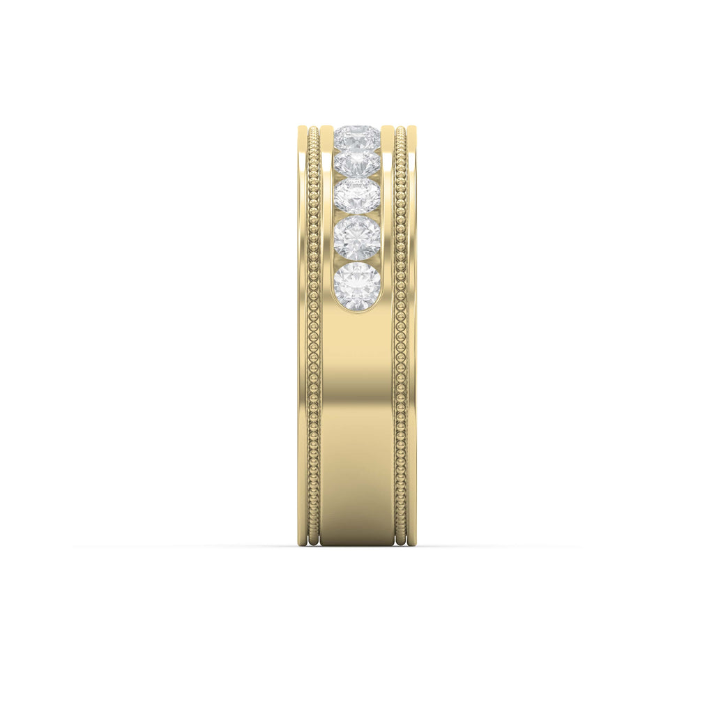 Men’s Half Eternity Handmade Diamond Band ( 1.00-1.10 ct. )