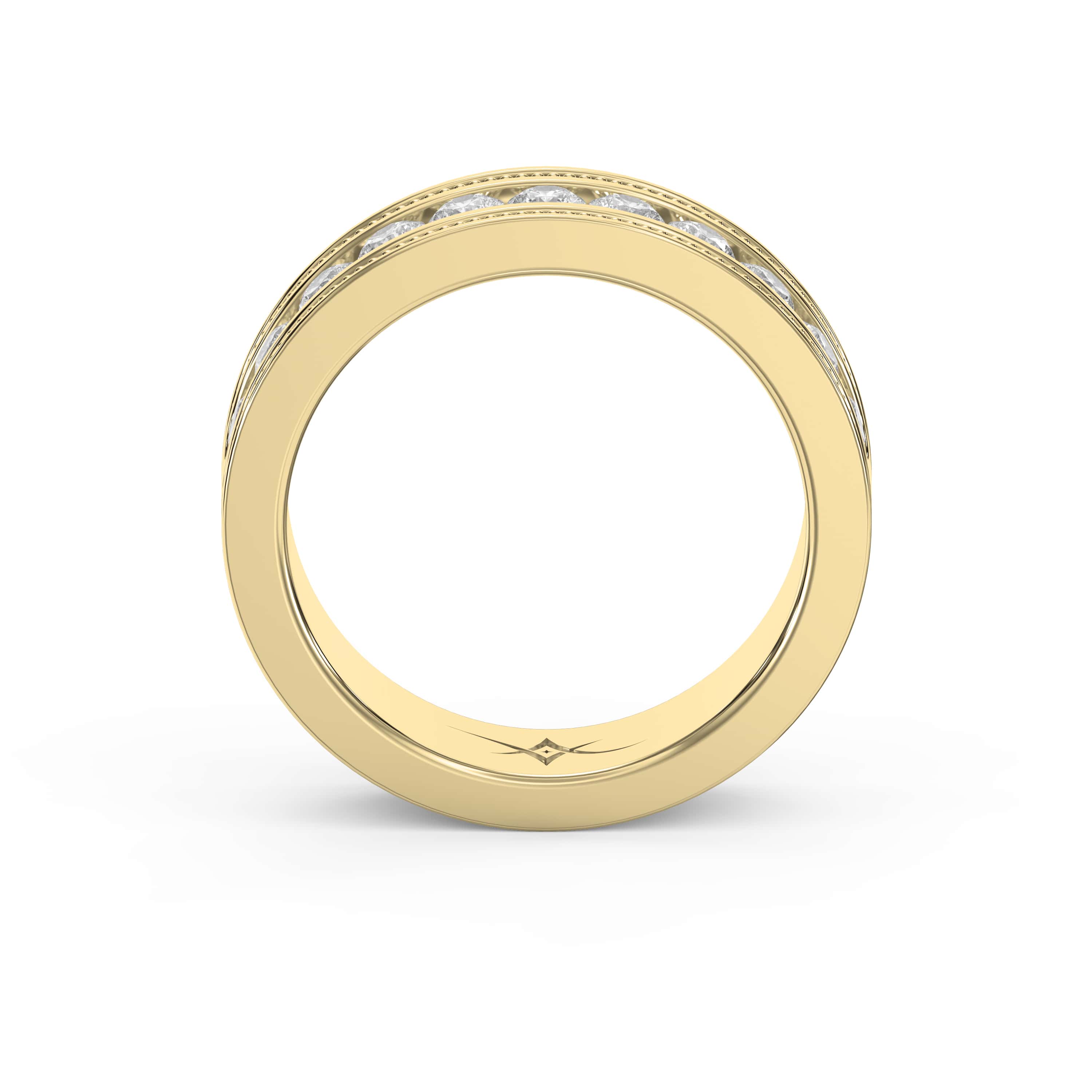 Men’s Half Eternity Handmade Diamond Band ( 1.00-1.10 ct. )