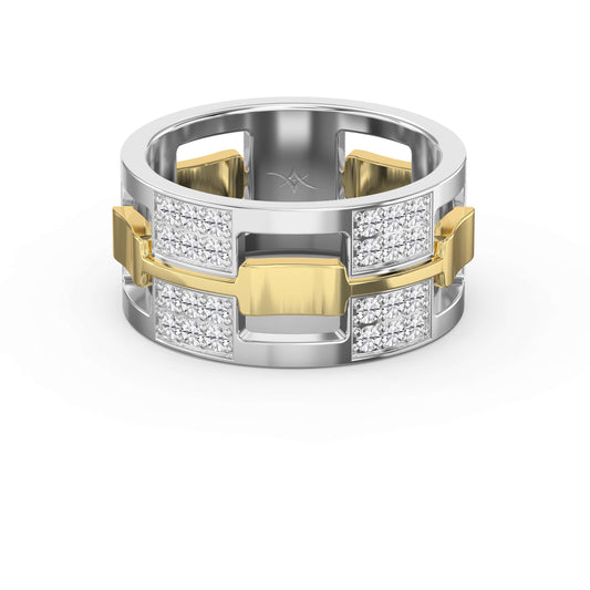 Bold Men’s Wedding Diamond Band ( 1.50 Ct. )