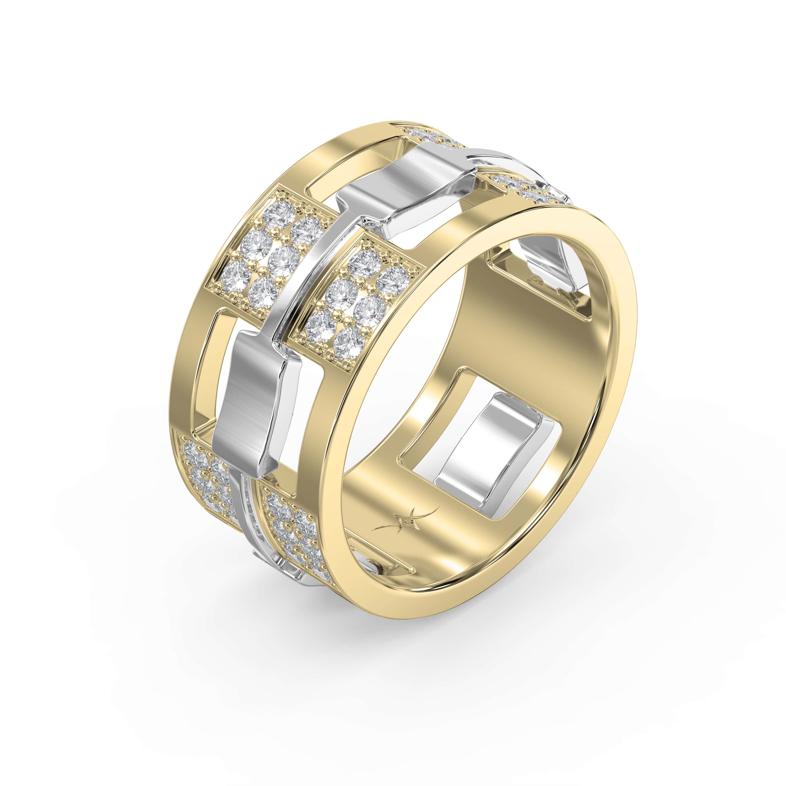 Bold Men’s Wedding Diamond Band ( 1.50 Ct. )