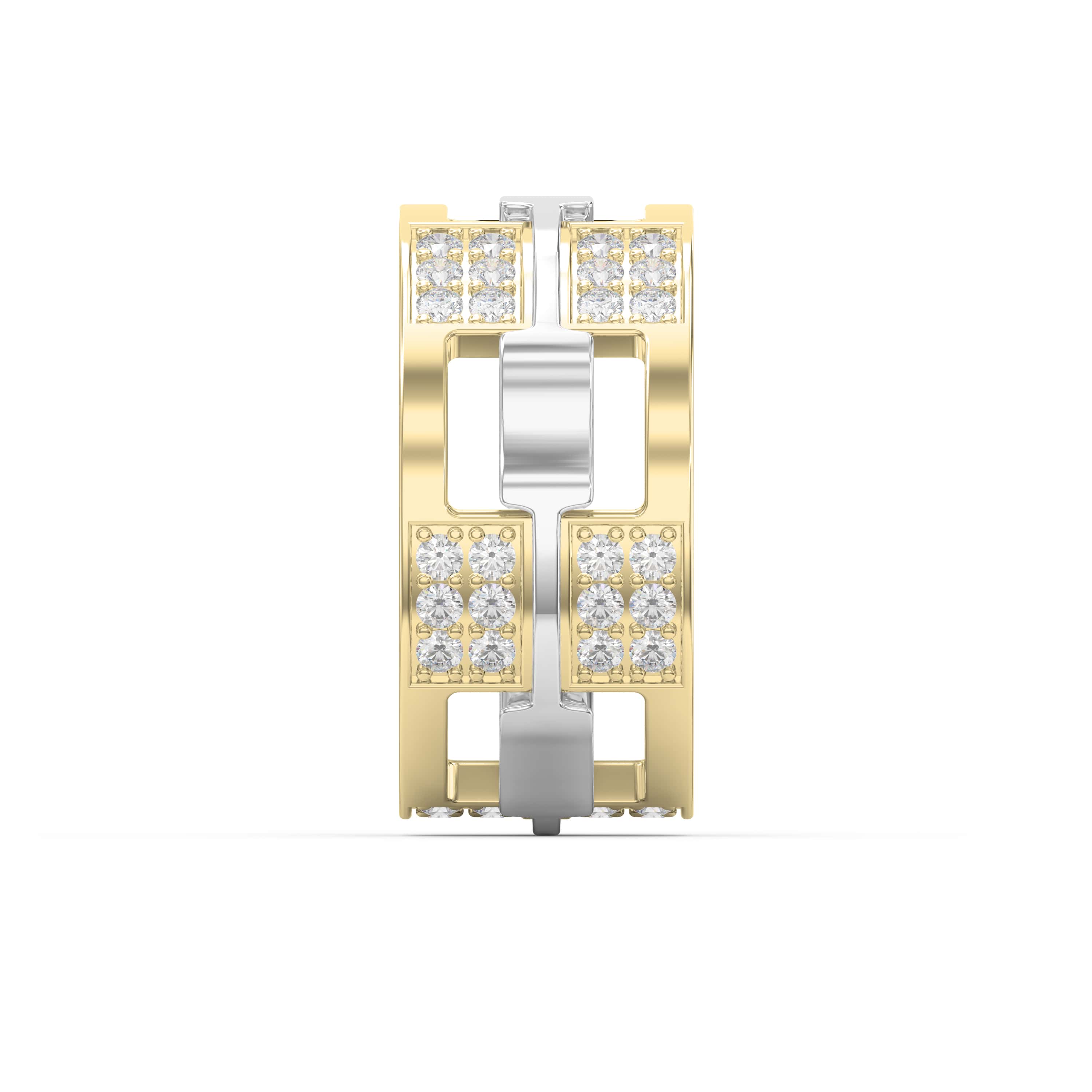 Bold Men’s Wedding Diamond Band ( 1.50 Ct. )