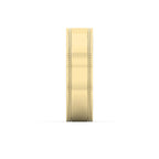 Men’s Flat Polish Milgraine Metal Ring