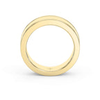 Men’s Flat Polish Milgraine Metal Ring