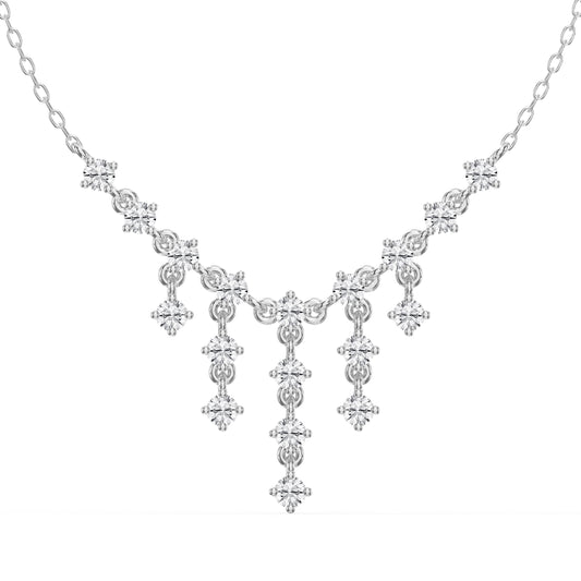 Round Diamond Fashion Necklaces