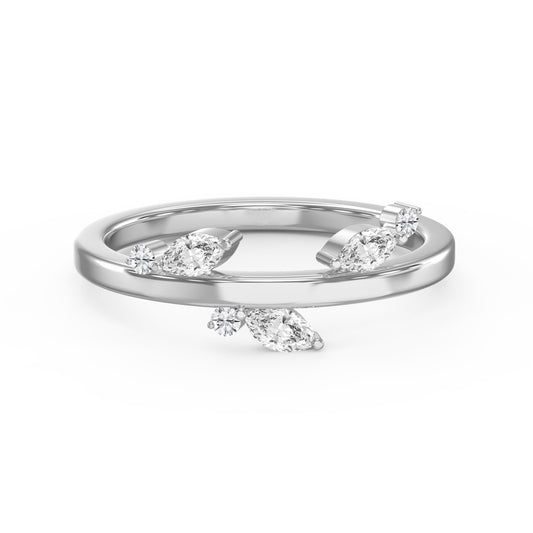 Minimalist Stacking Duo Diamond Band ( 0.40 - 1.00 Ct. tw. )