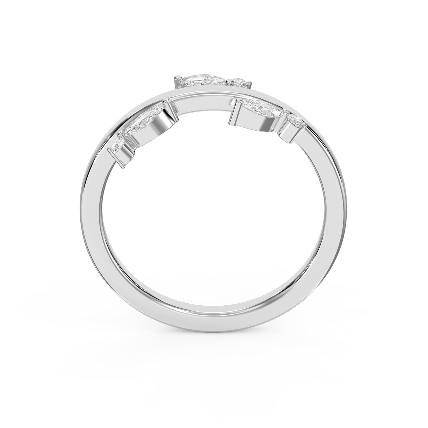 Minimalist Stacking Duo Diamond Band ( 0.40 - 1.00 Ct. tw. )