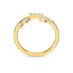 Minimalist Stacking Duo Diamond Band