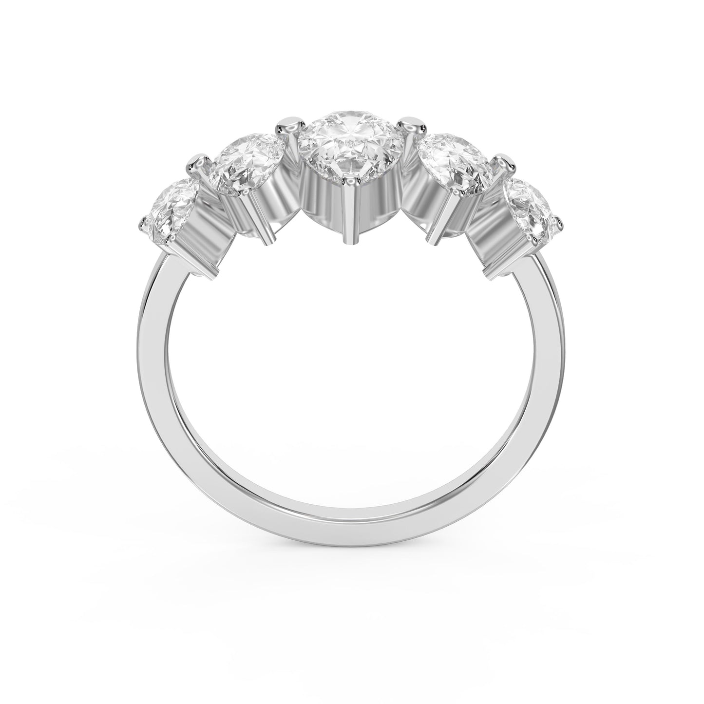 Eternal Glow Pear Cut Diamond Ring