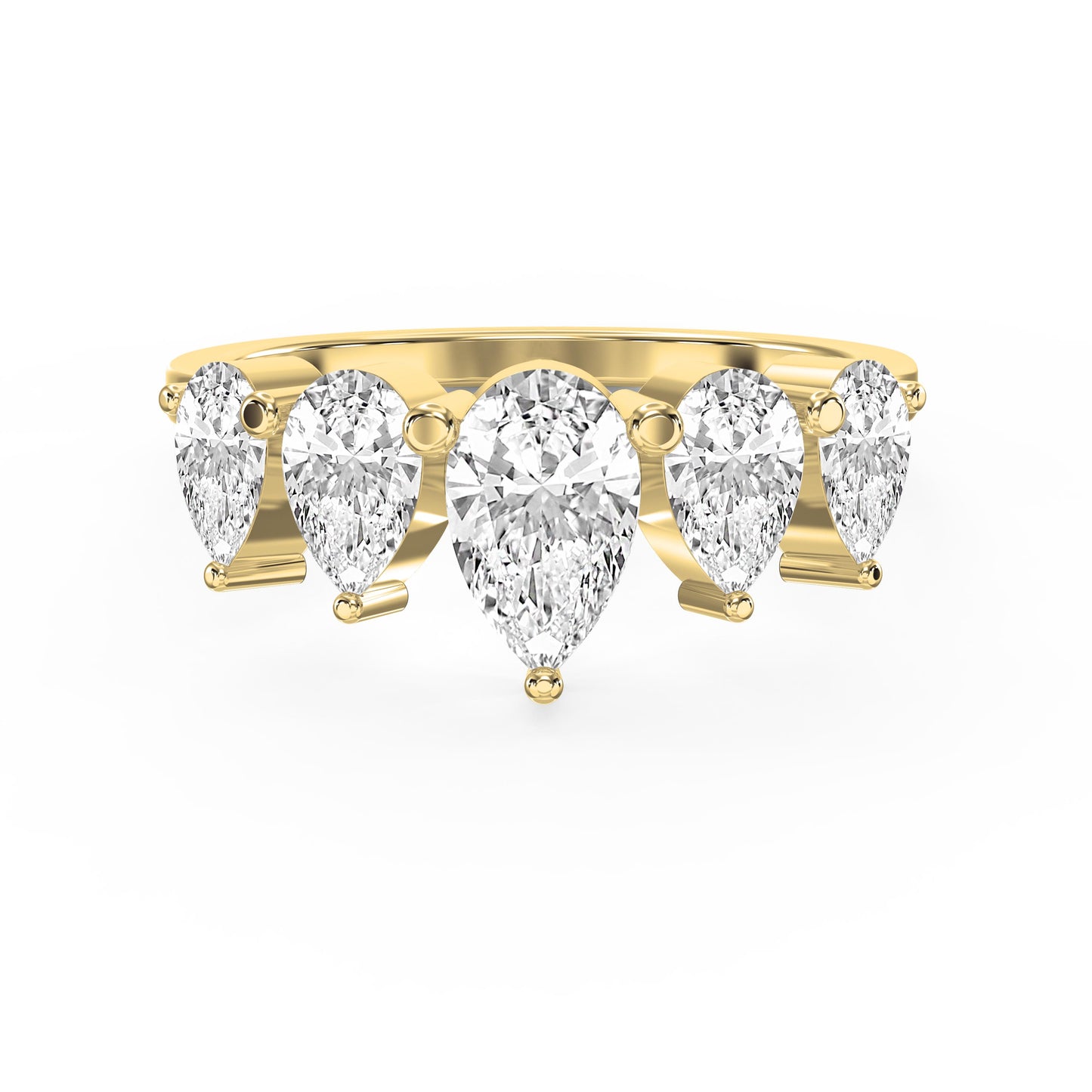 Eternal Glow Pear Cut Diamond Ring