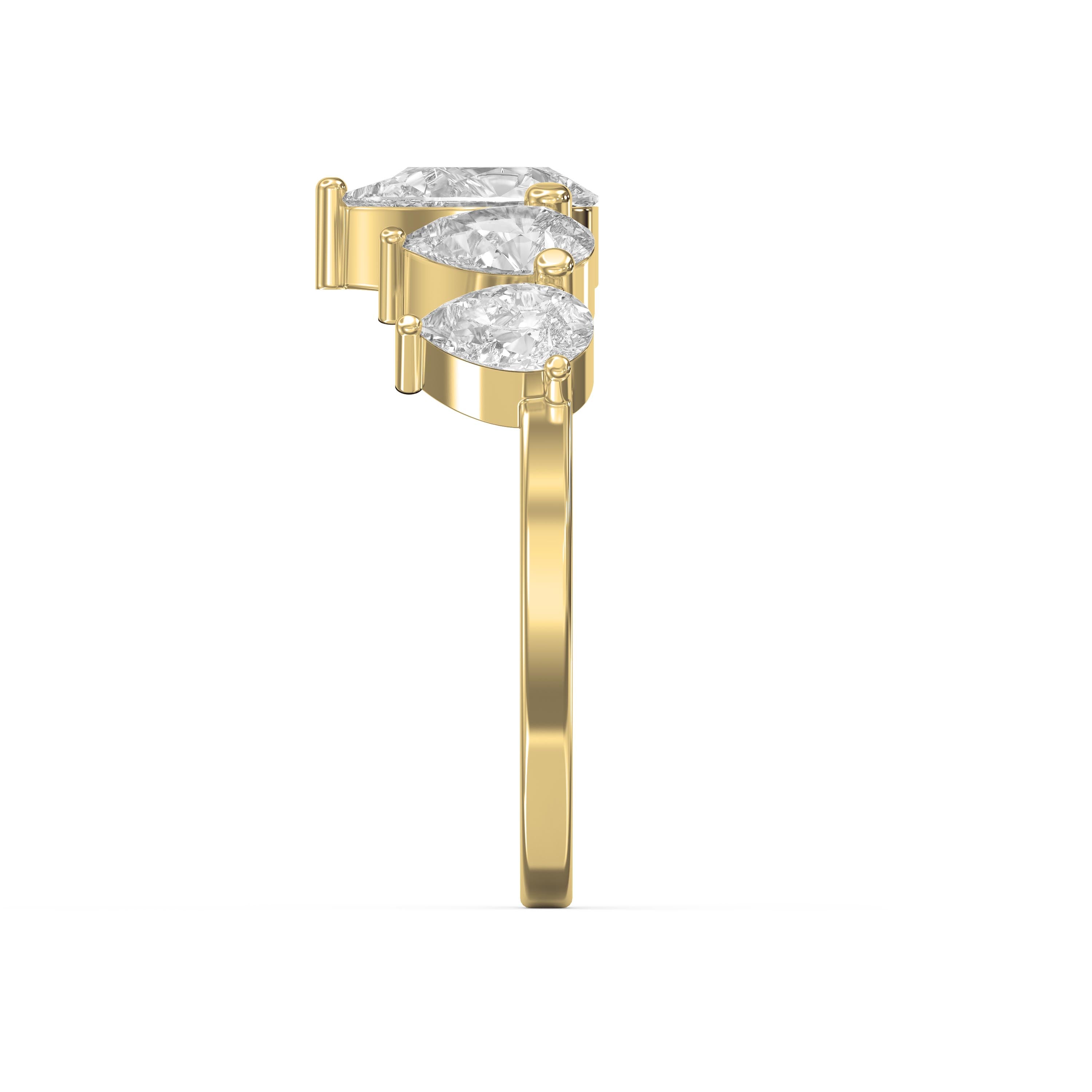 Eternal Glow Pear Cut Diamond Ring