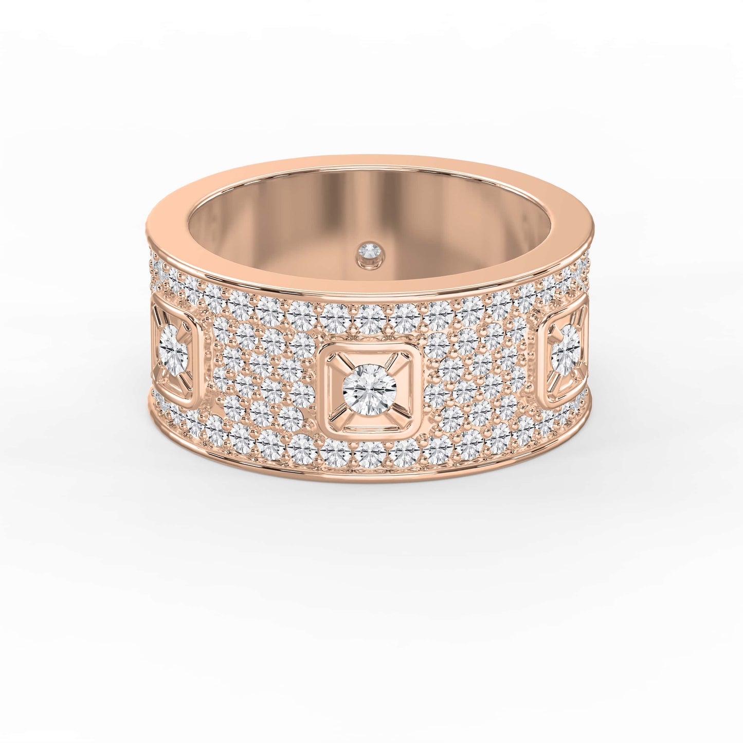 Timeless Round Brilliant Cut Diamond Band