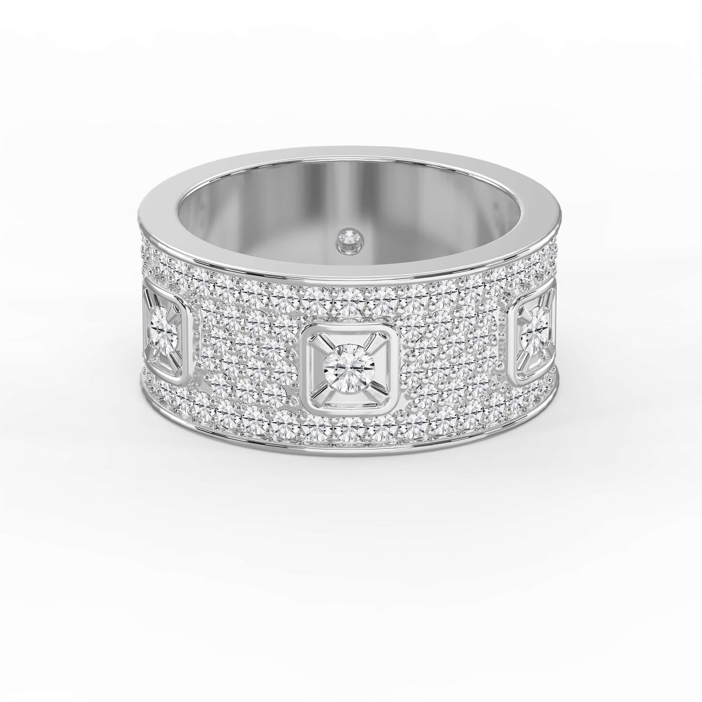 Timeless Round Brilliant Cut Diamond Band
