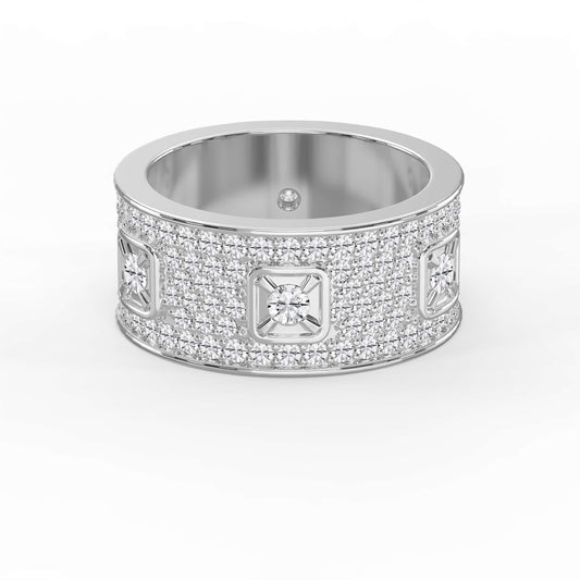 Timeless Round Brilliant Cut Diamond Band ( 2.00 - 3.00 ct. )