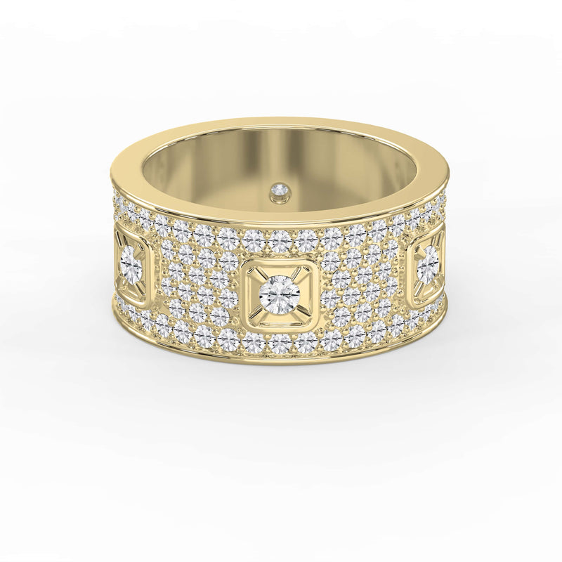 Timeless Round Brilliant Cut Diamond Band