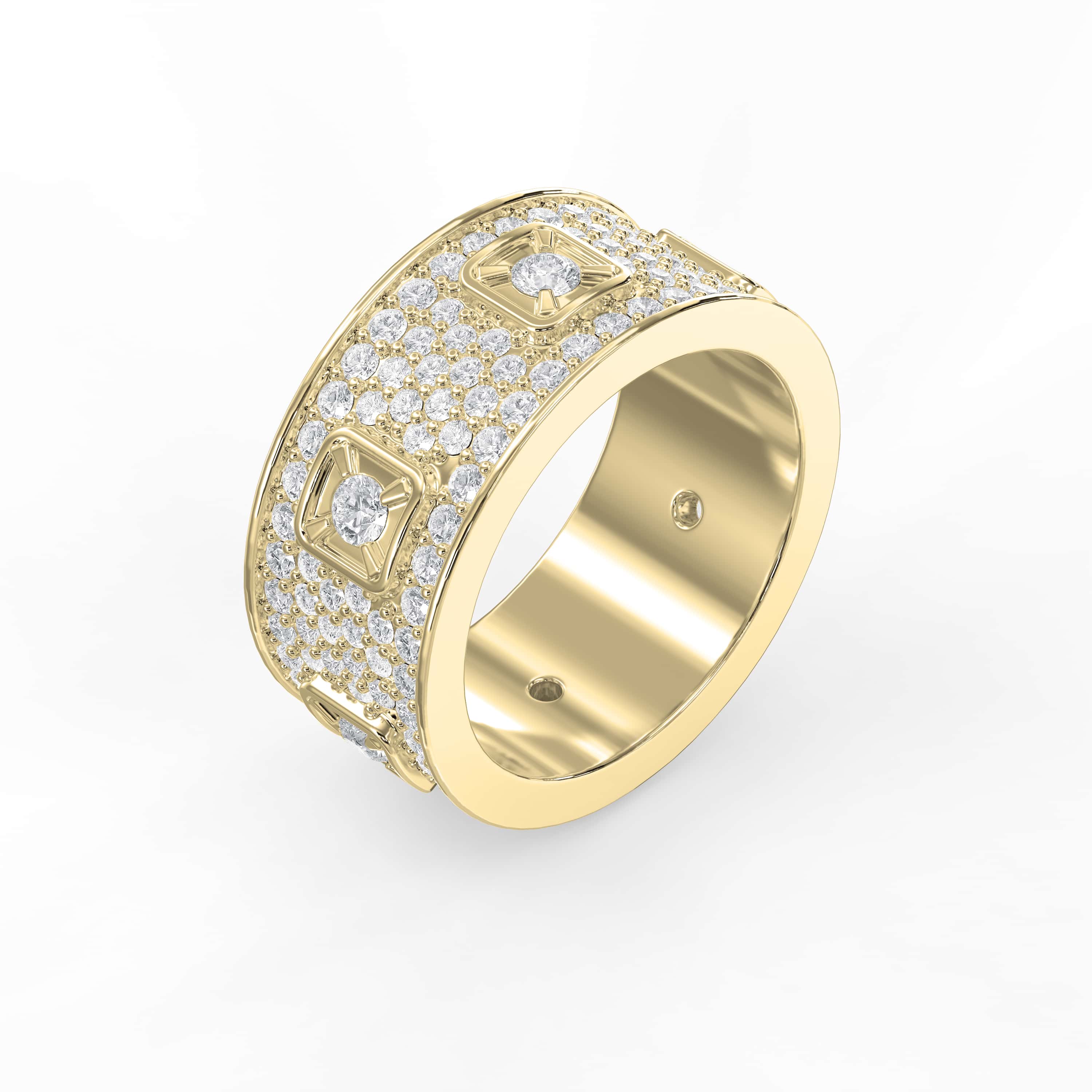 Timeless Round Brilliant Cut Diamond Band