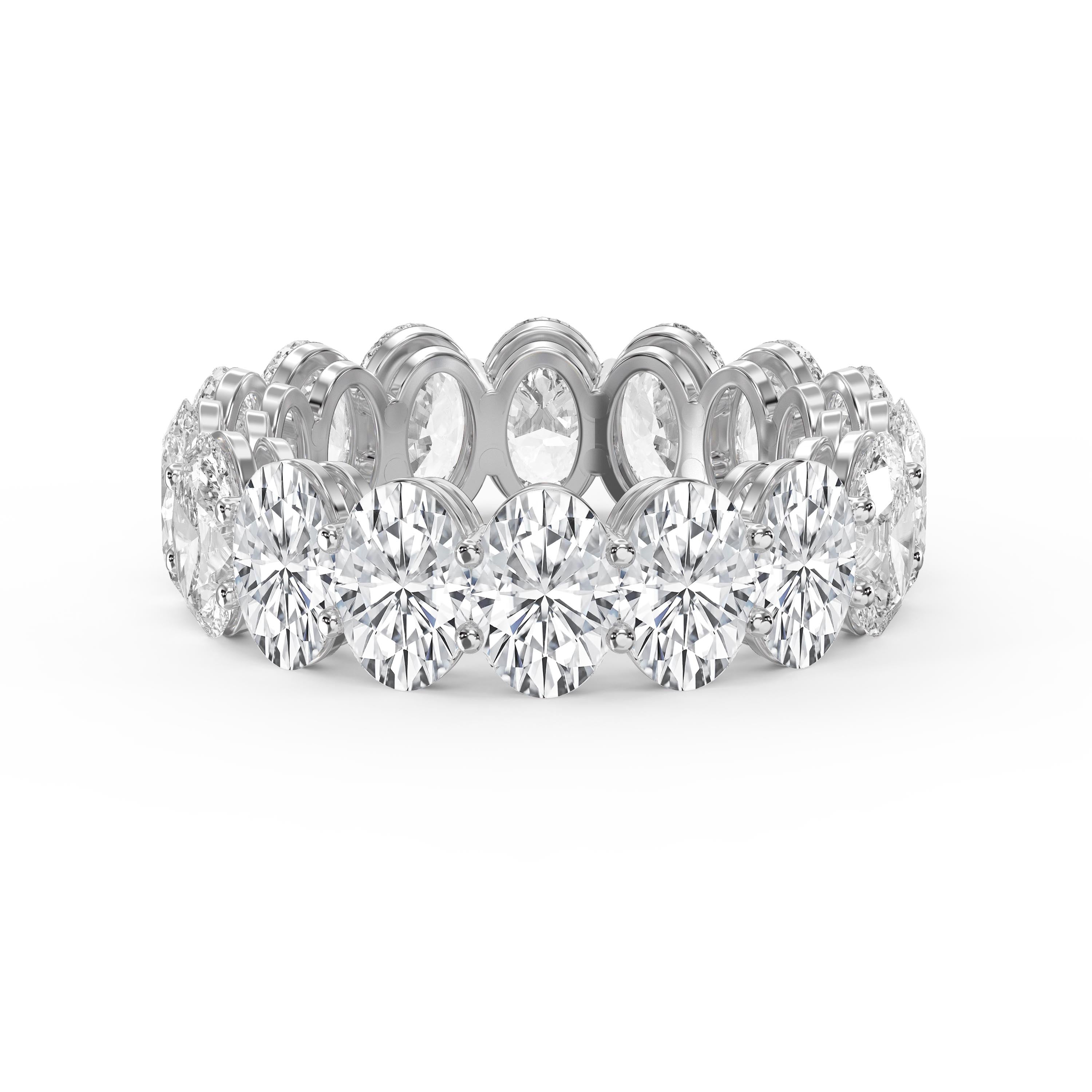 Eternal Romance Oval Diamond Ring