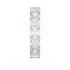 Ascher Cut Diamond Full Circle Ring