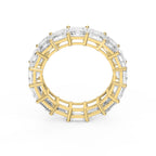 Ascher Cut Diamond Full Circle Ring