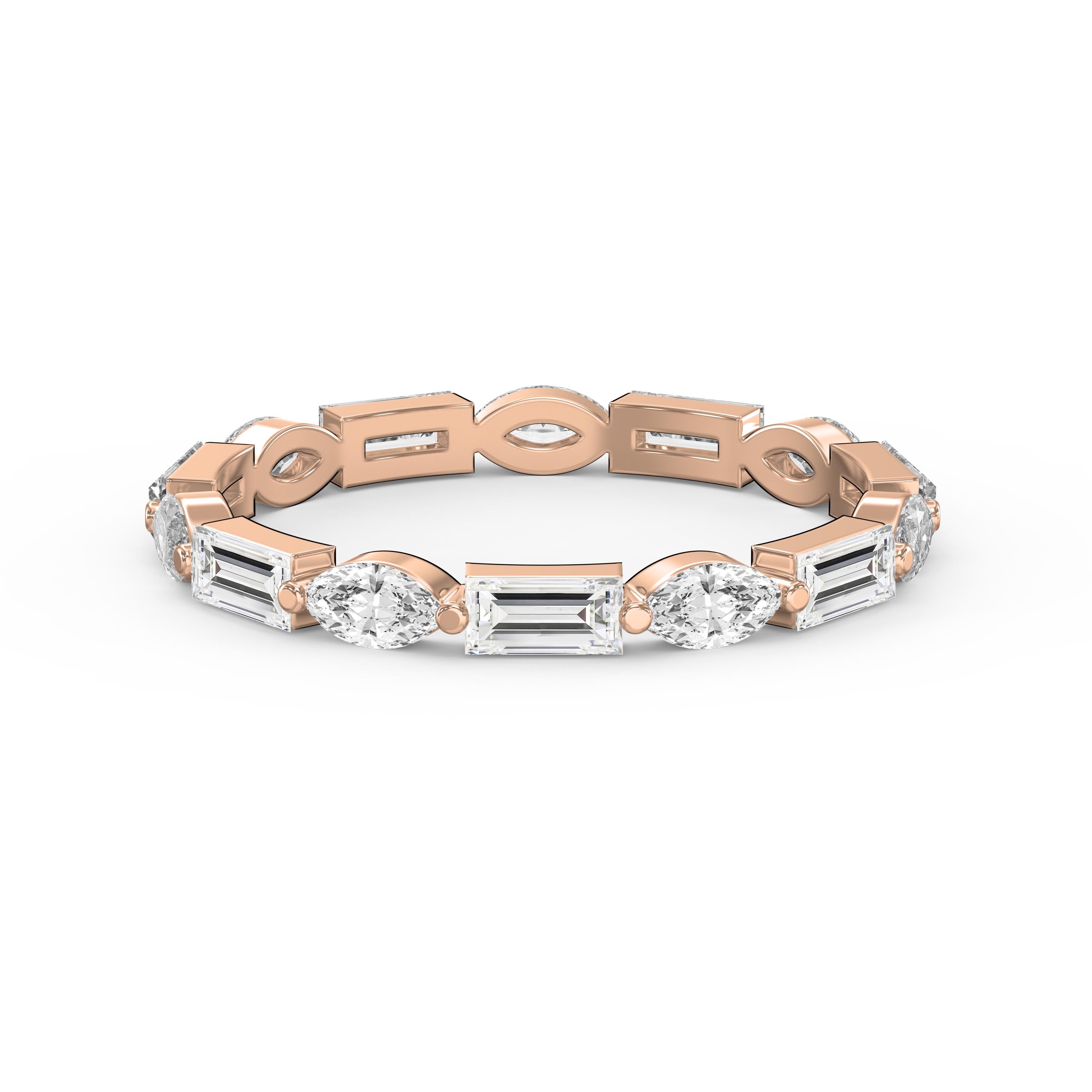 Unique Duo Diamond Anniversary Ring