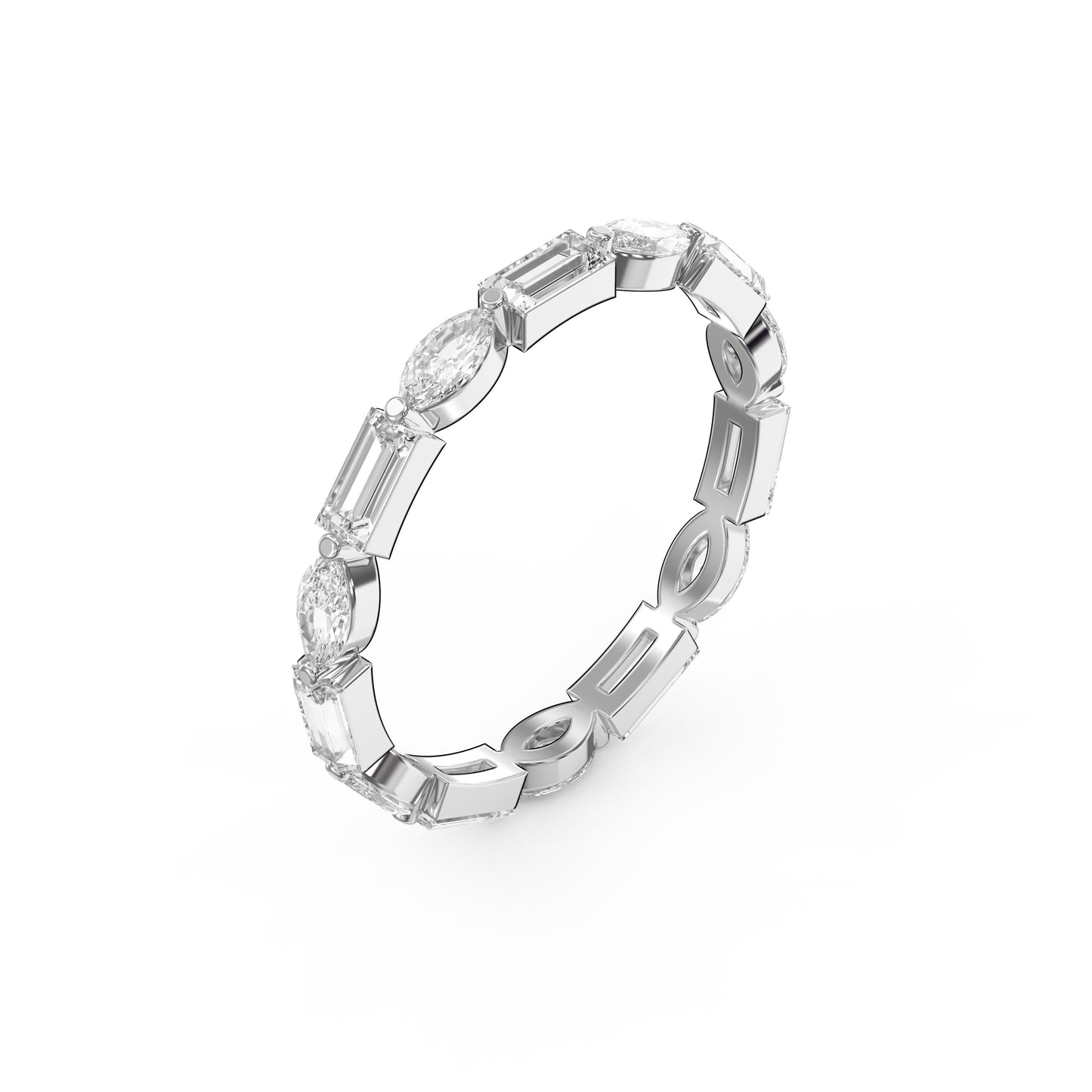 Unique Duo Diamond Anniversary Ring