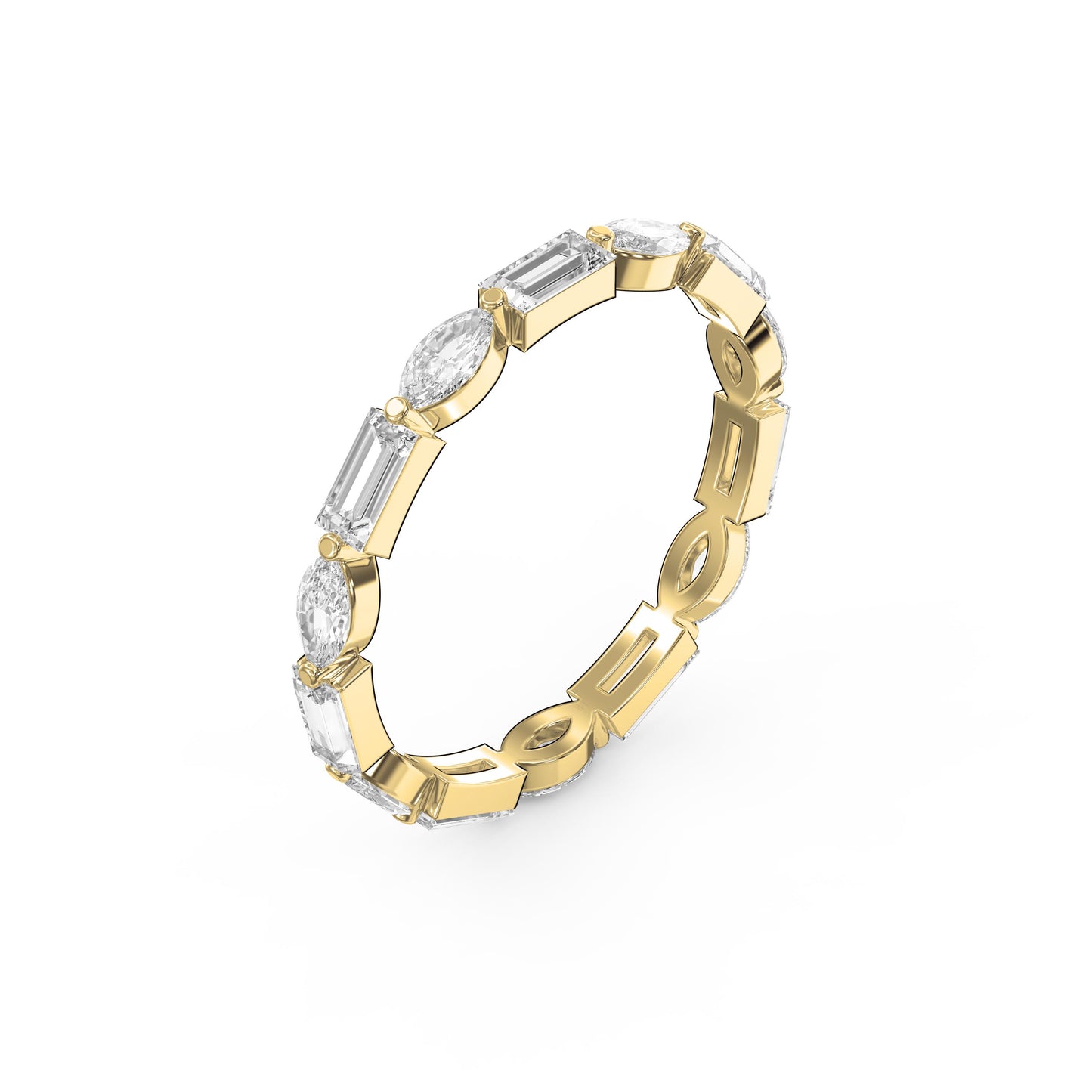 Unique Duo Diamond Anniversary Ring