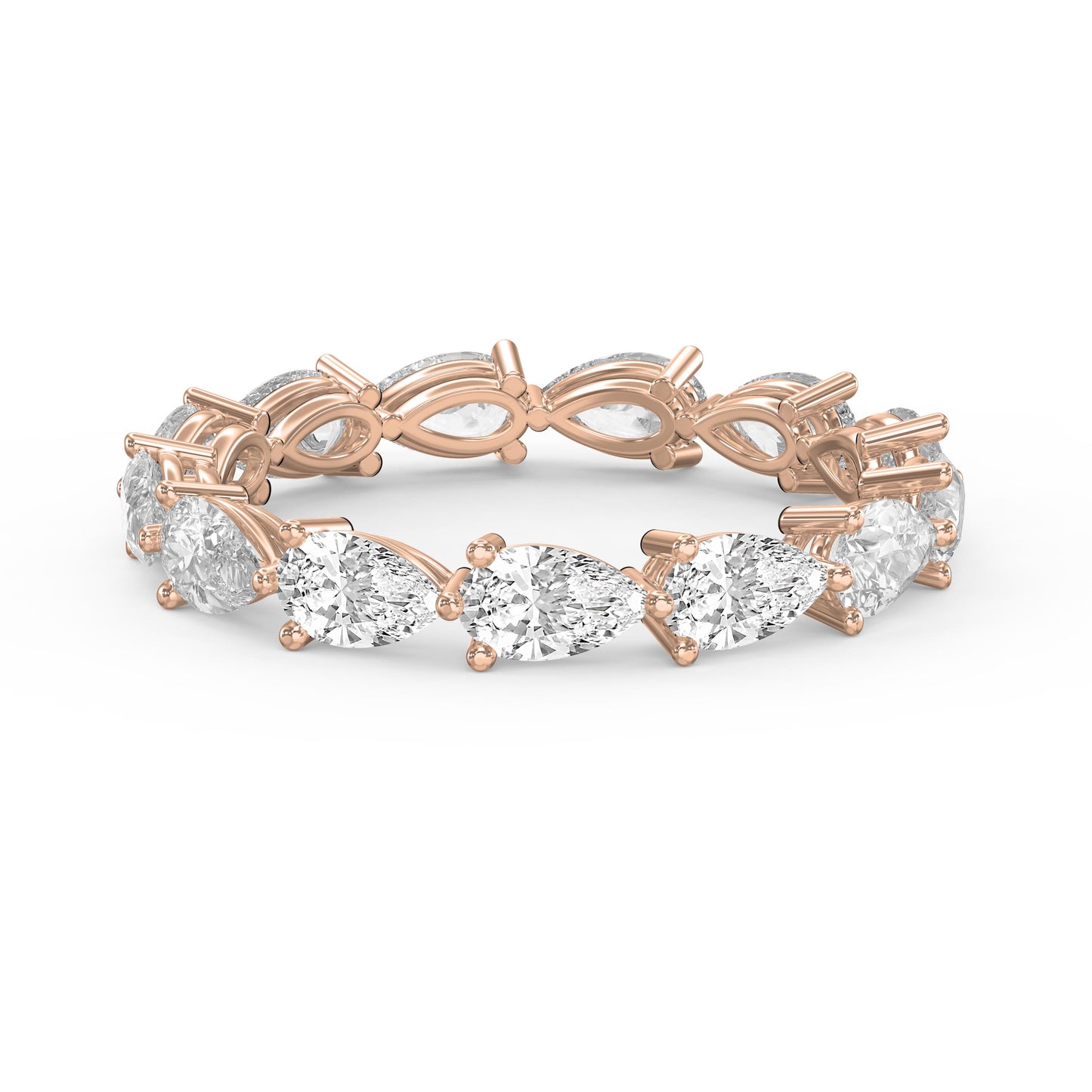 Eternal Bloom Pear Cut Diamond Ring