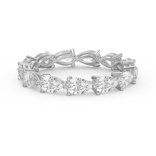 Eternal Bloom Pear Cut Diamond Ring