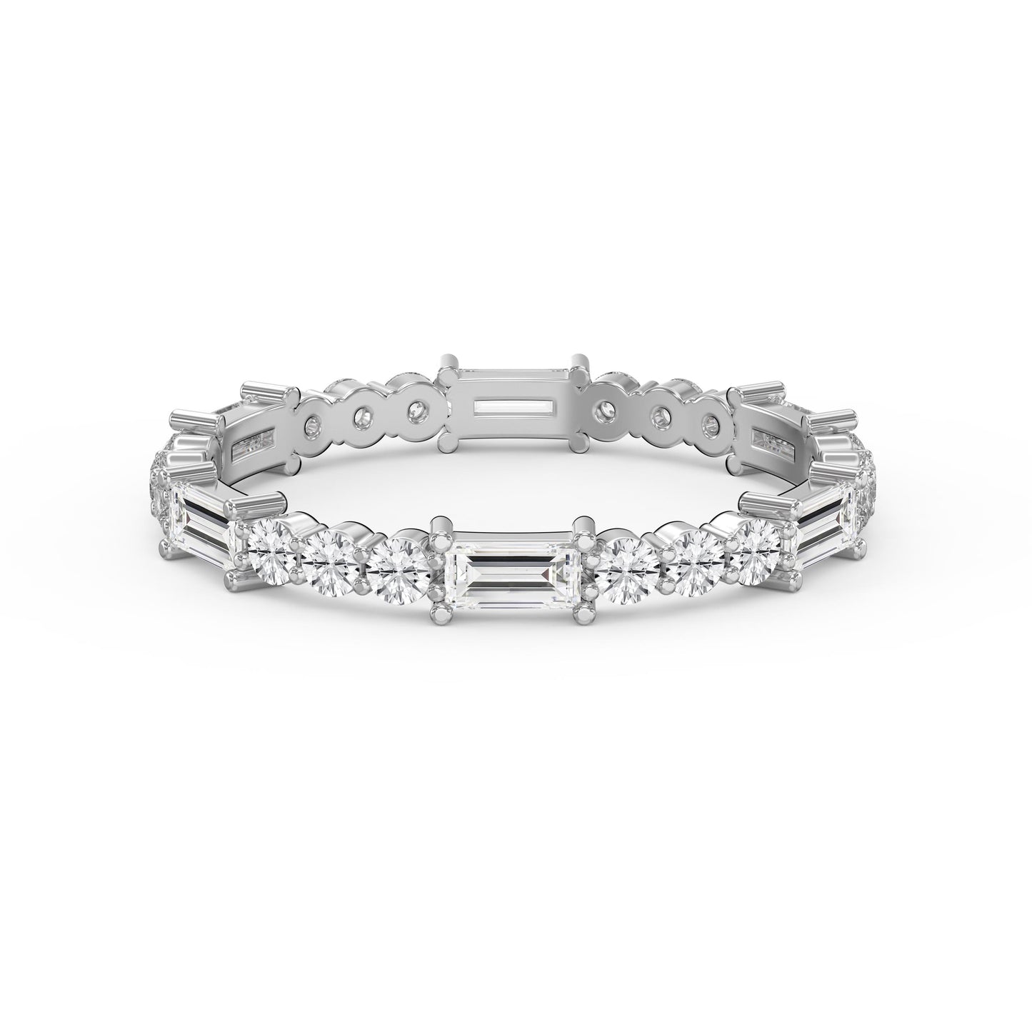 Eternal Geometry Mix Cut Diamond Ring