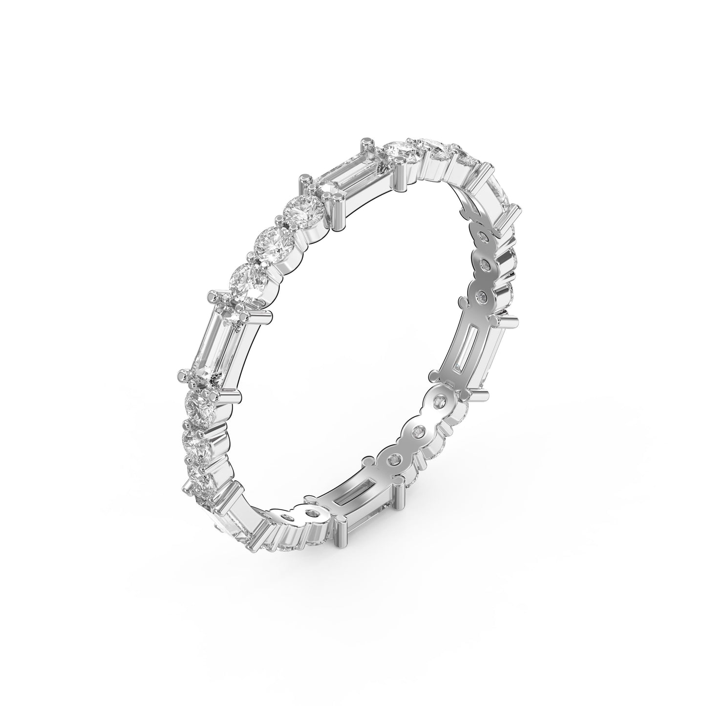 Eternal Geometry Mix Cut Diamond Ring