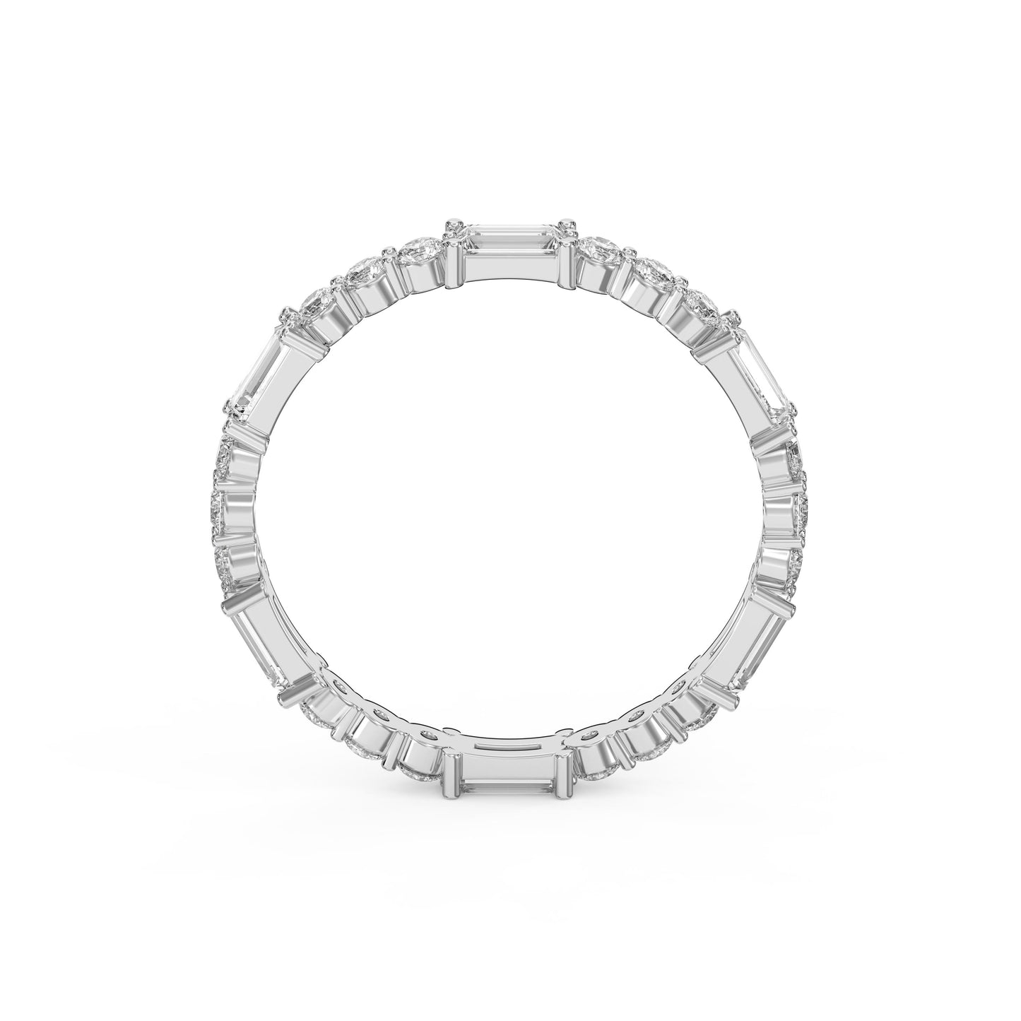 Eternal Geometry Mix Cut Diamond Ring