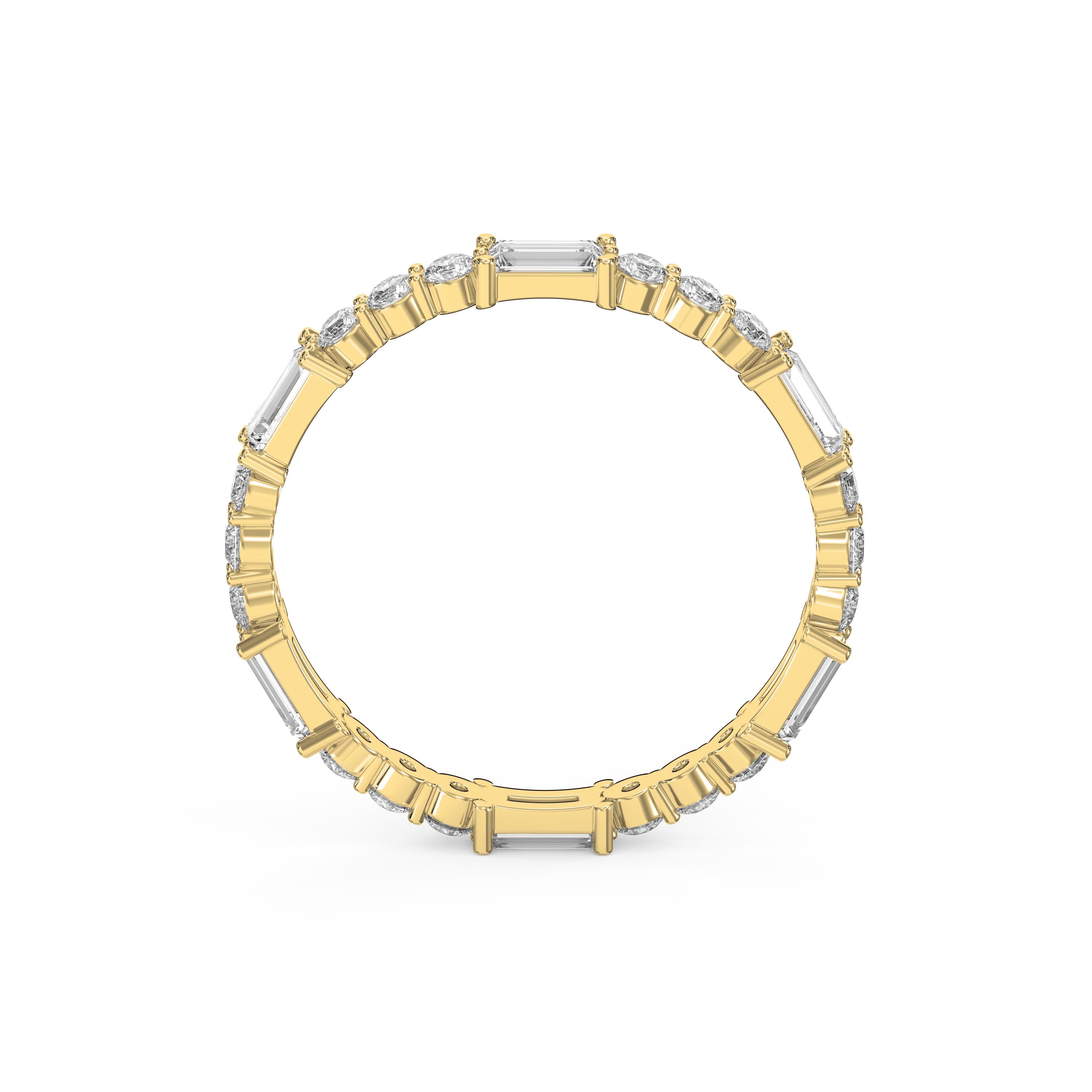 Eternal Geometry Mix Cut Diamond Ring
