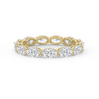 Luxury Oval Cut Diamond Eternity Band