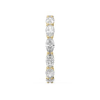 Luxury Oval Cut Diamond Eternity Band