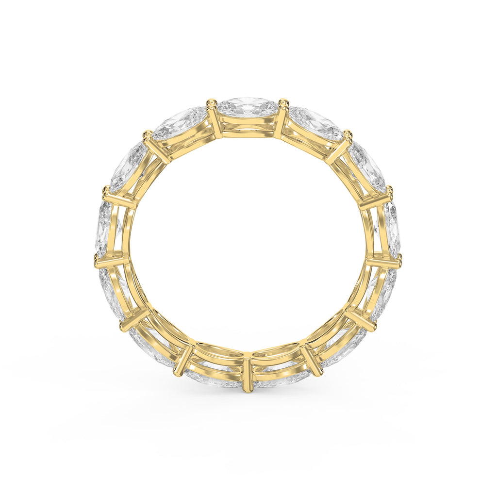 Luxury Oval Cut Diamond Eternity Band