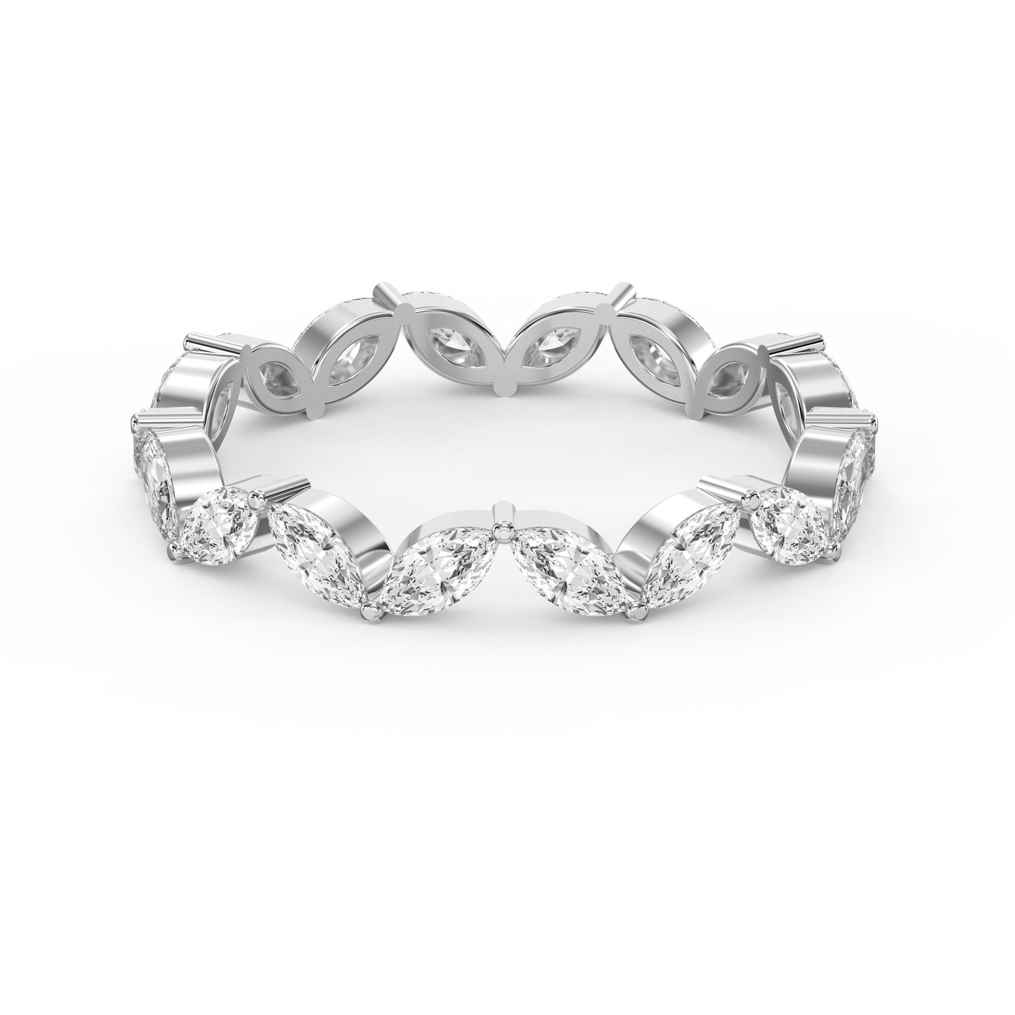 Marquise Cut Diamond Prong Setting Ring