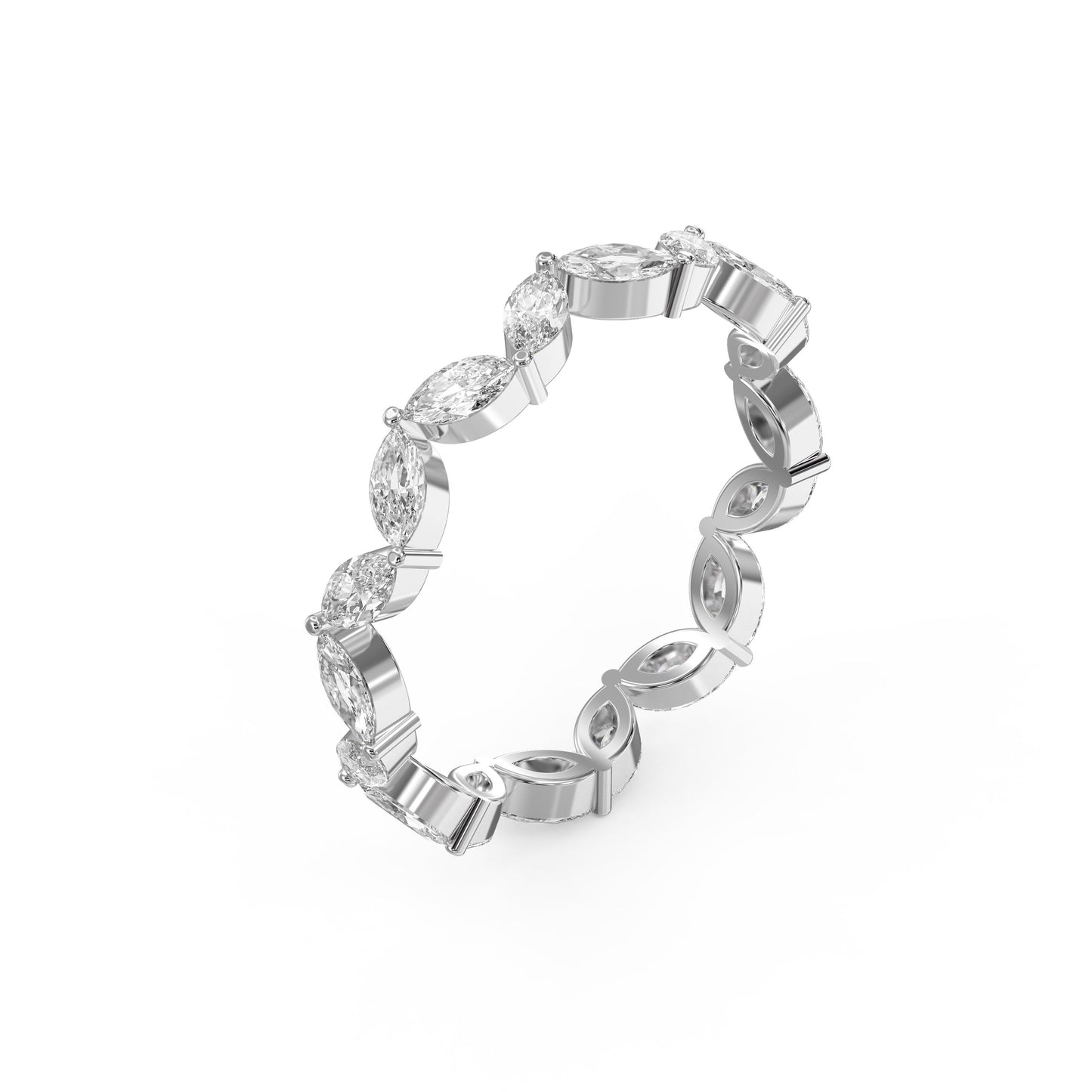 Marquise Cut Diamond Prong Setting Ring