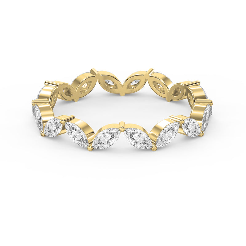 Marquise Cut Diamond Prong Setting Ring