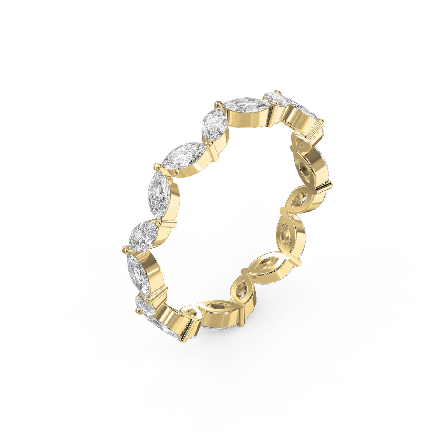 Marquise Cut Diamond Prong Setting Ring