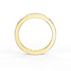 Round Diamond With White Enamel Band