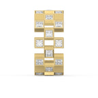 Bold Geometric Princess Cut Diamond Band