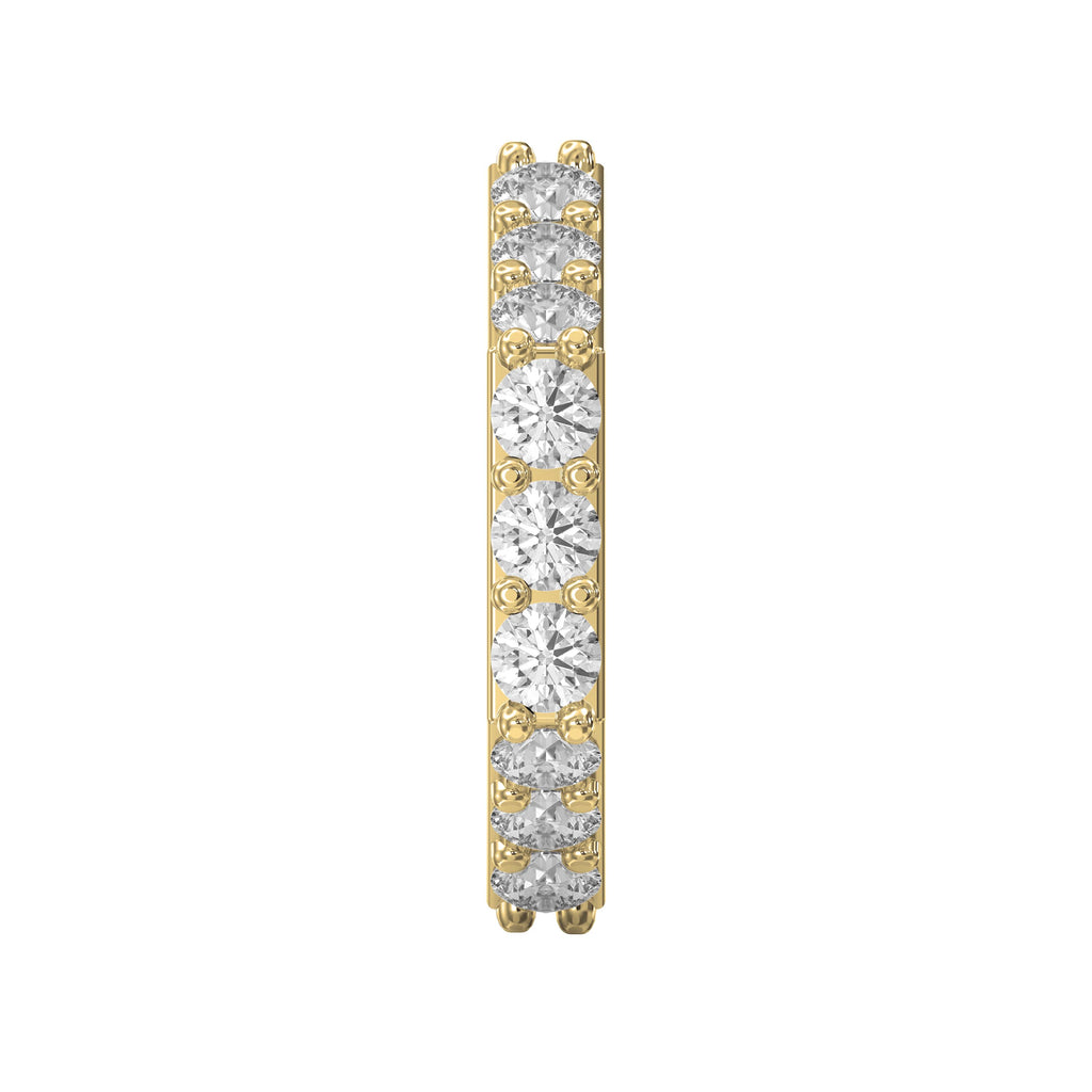 Forever Edge Unique Geometric Round Diamond Band