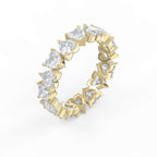 Luxury Heart Shape Diamond Eternity Ring