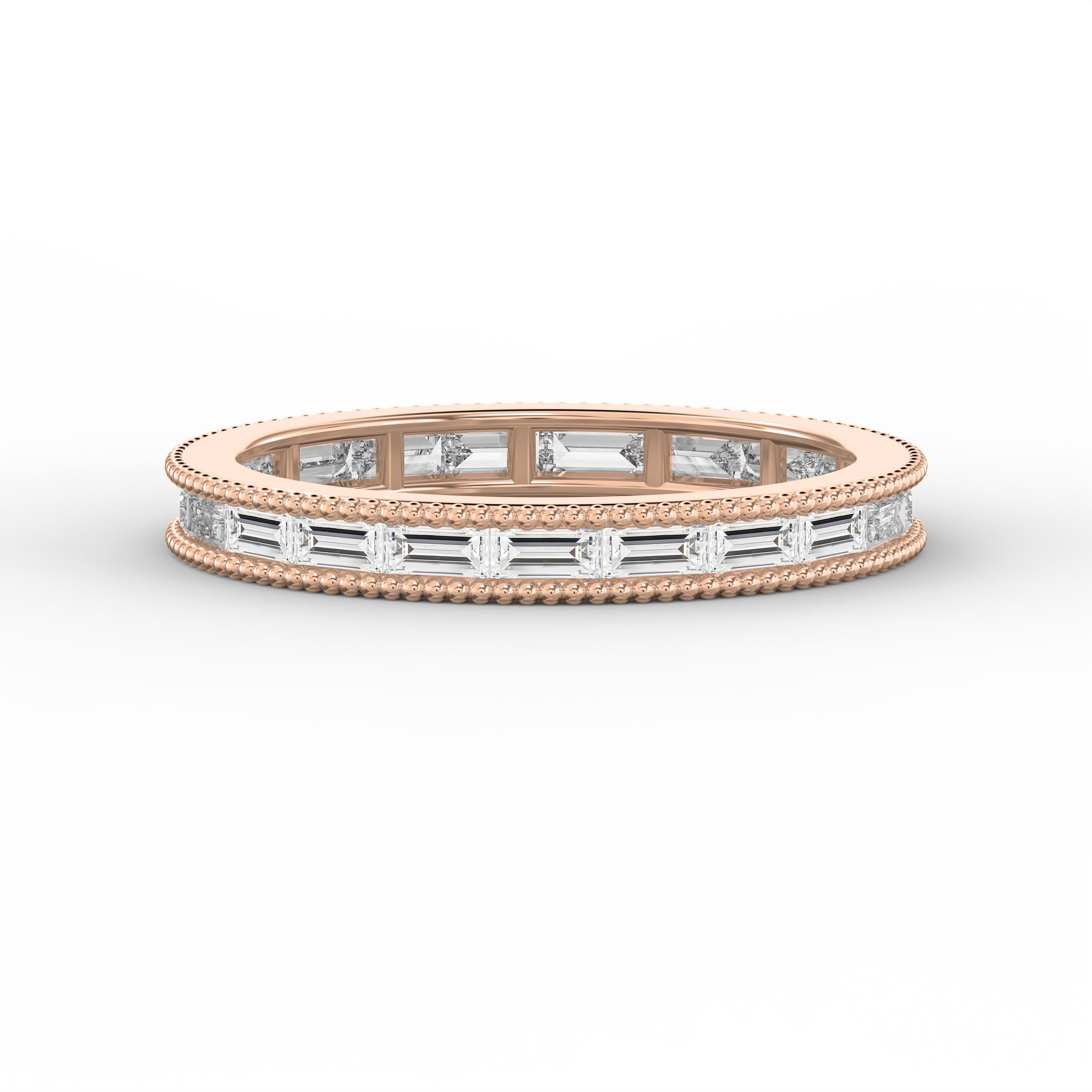 Migraine Detailing Alternating Baguette Cut Ring