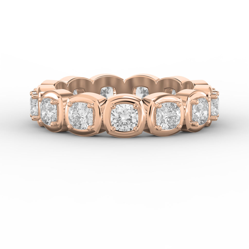 Timeless Luxury Eterna Cushion Square Diamond Ring