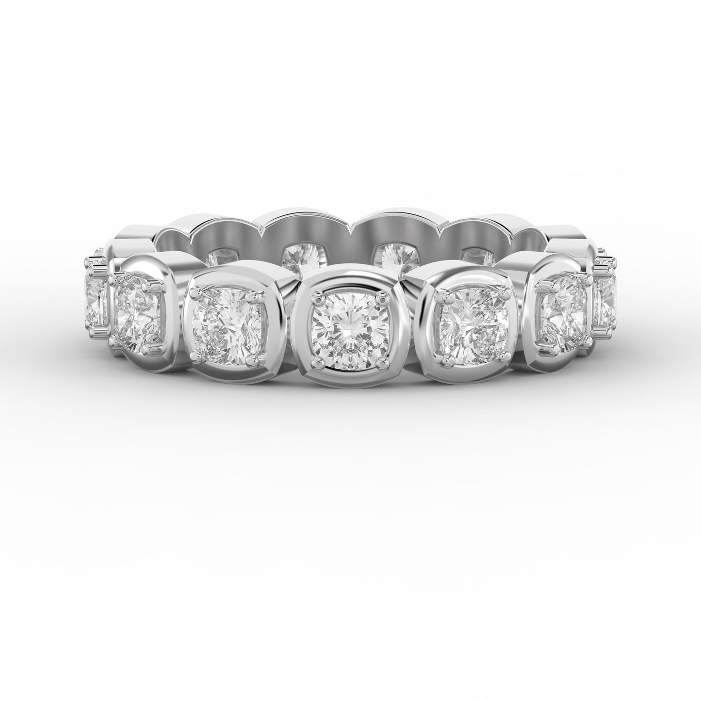 Timeless Luxury Eterna Cushion Square Diamond Ring