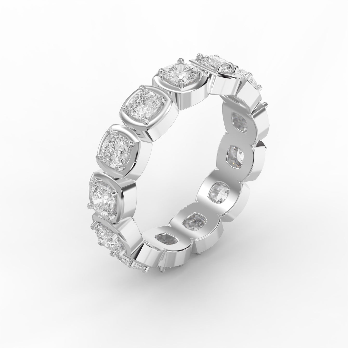 Timeless Luxury Eterna Cushion Square Diamond Ring