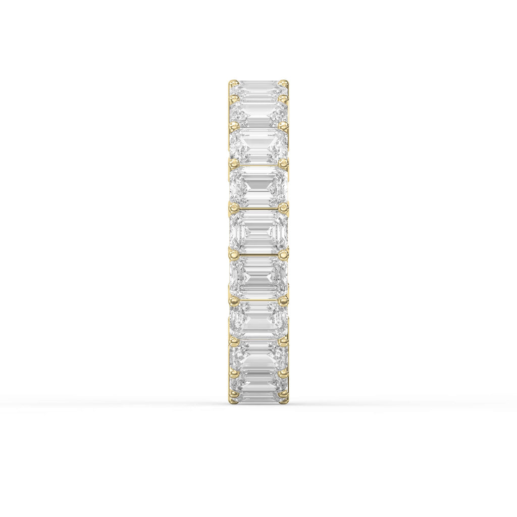 Timeless Emerald Shape Diamond Eternity Ring