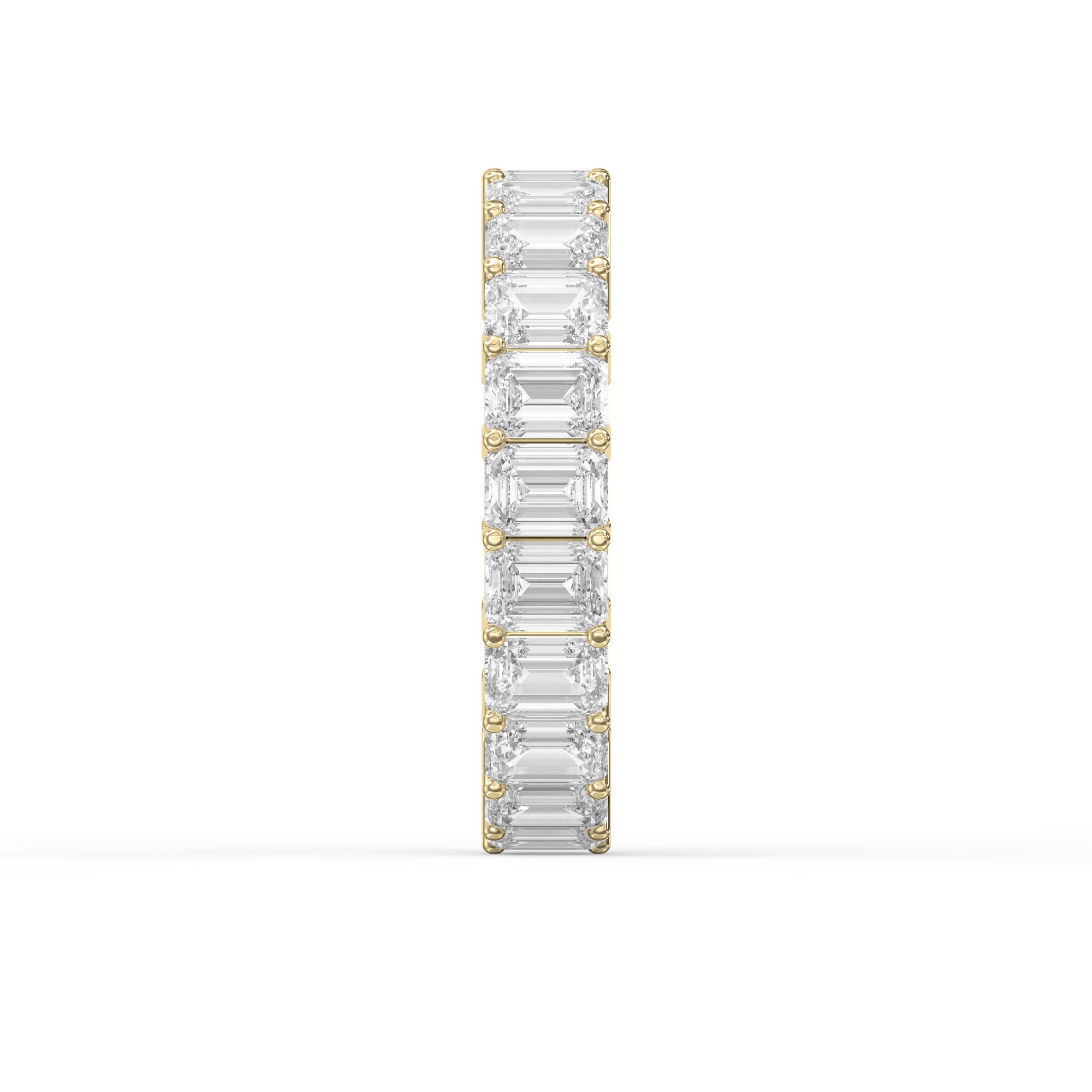 Timeless Emerald Shape Diamond Eternity Ring