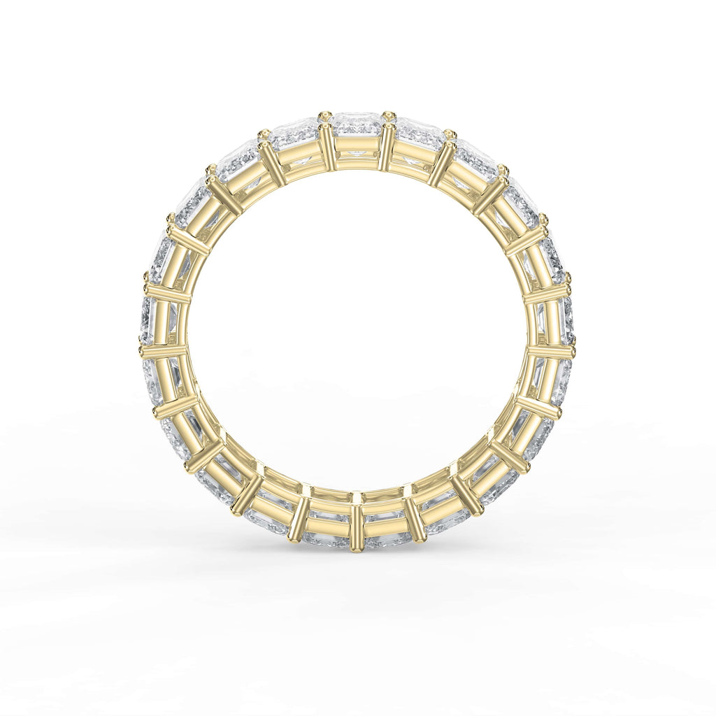 Timeless Emerald Shape Diamond Eternity Ring